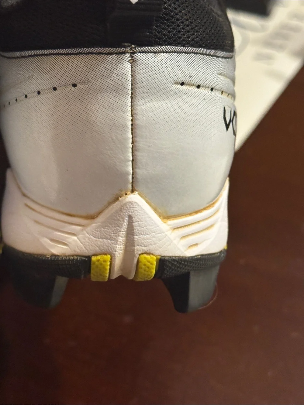 Nike Black and White Kids Vapor Cleats Sneakers